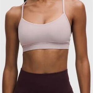 Lululemon Flow Y Bra Nulu Light Support, A-B Cups in HOT PINK